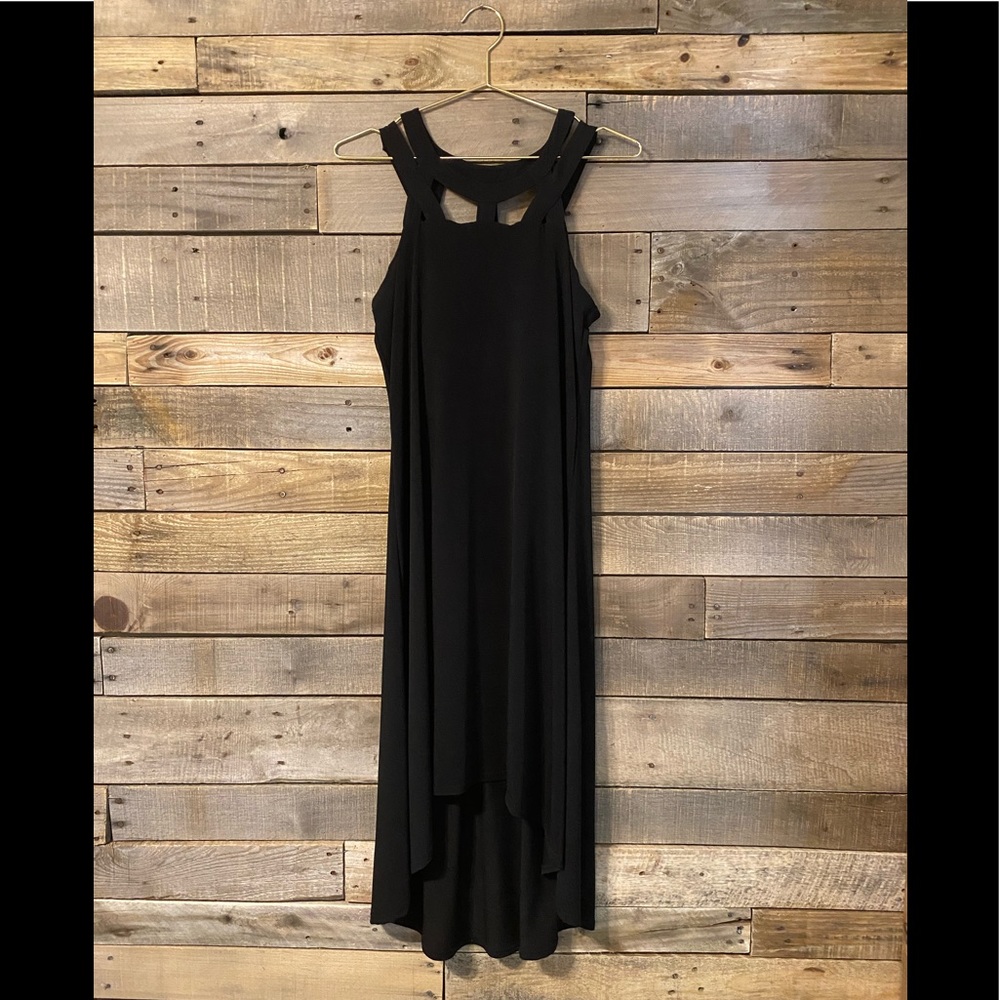 High Low Black Dress